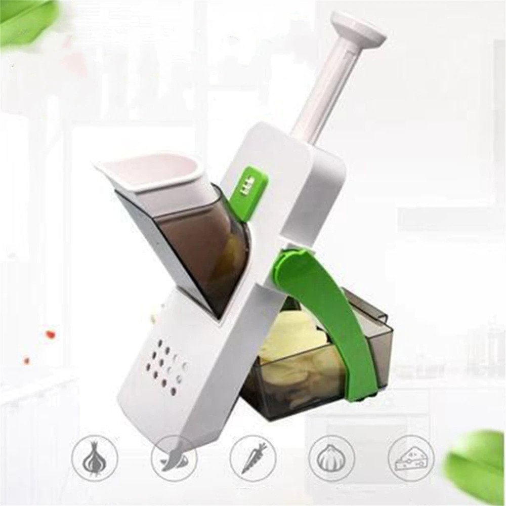 Multifunctional Vegetable Cutter, Potato/Fruit Slicer, Kitchen Accessories Round Vegetable Slicer Vegetable Slicer Fruit Potato, Kitchen Artifact