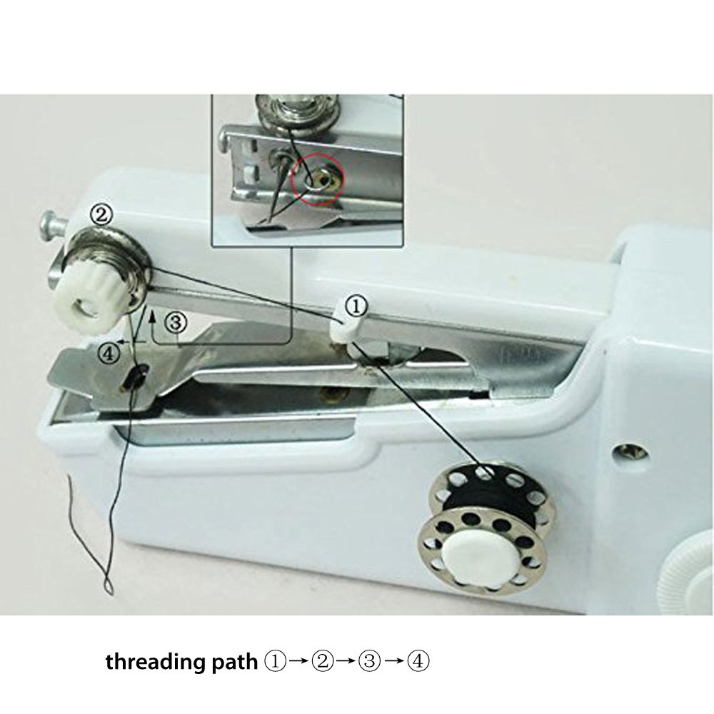 Portable Handy Stitch Battery Power Handheld Sewing Machine - Gzone ...